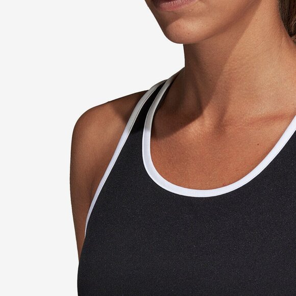 Women's Adidas Club Tank Black & White DUO952 Large L - Picture 4 of 12
